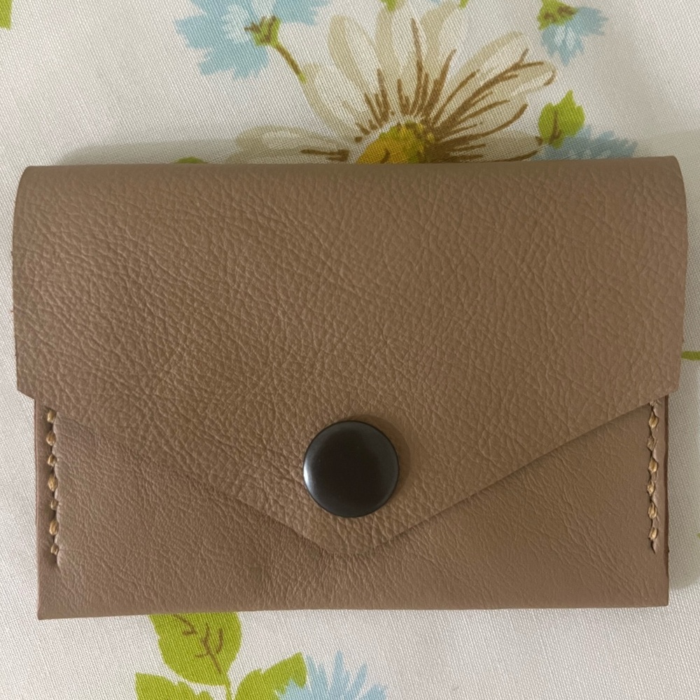 Hand Crafted Tan Leather Wallet